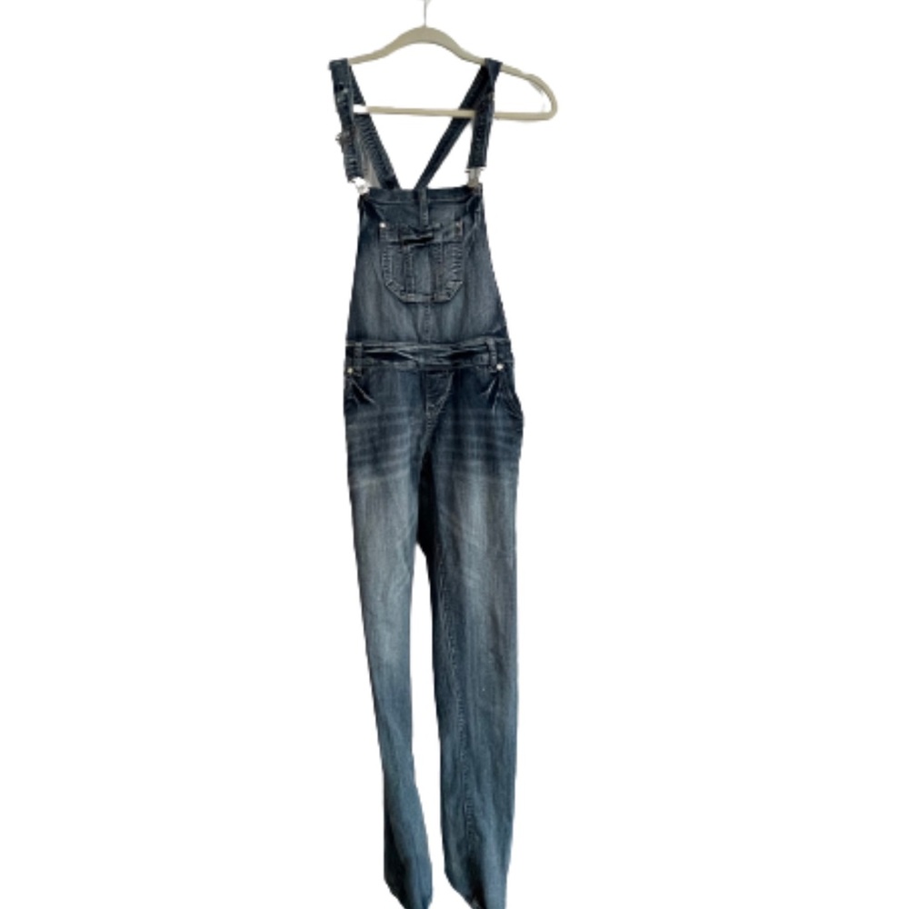 Adorable Wildflower jean overalls, size small, distressed